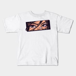 the woman's eyes Kids T-Shirt